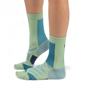 Calcetines On Performance High Mujer Verdes | CMX1446LHT