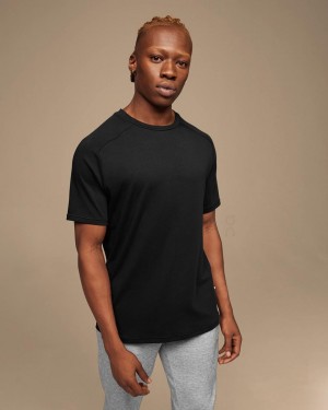 Camiseta On Focus-T Hombre Negros | CMX1832GLQ