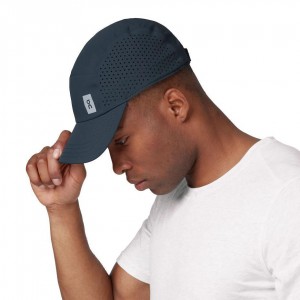 Gorra On Ligeros Hombre Azul Marino | CMX1917CEI