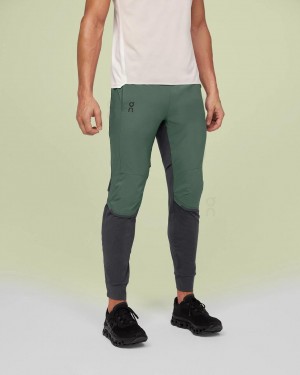 Pantalon On Correr Hombre Verdes Grises | CMX1763BCP