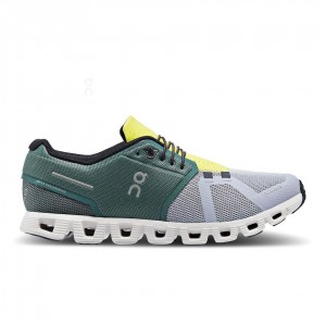 Tenis On Cloud 5 Hombre Verdes Grises | CMX1564UTL