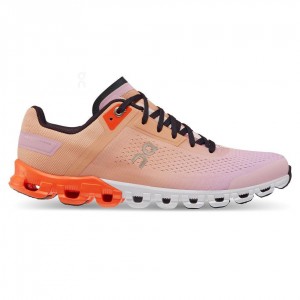 Tenis Para Correr En Carretera On Cloudflow Mujer Naranjas Morados | CMX1174UTL