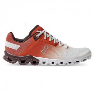 Tenis Para Correr En Carretera On Cloudflow Mujer Rojos Blancos | CMX1176ORX