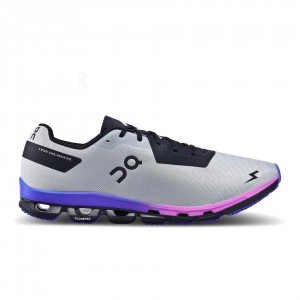 Tenis Para Correr En Carretera On Cloudflash Sensa Hombre Grises Morados | CMX1481WYF