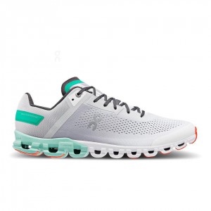 Tenis Para Correr En Carretera On Cloudflow Hombre Grises Turquesa | CMX1550LHT