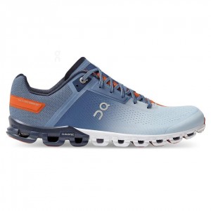 Tenis Para Correr En Carretera On Cloudflow Hombre Azules Blancos | CMX1556NBA