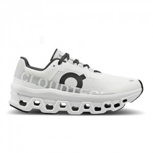 Tenis Para Correr En Carretera On Cloudmonster Mujer Blancos Negros | CMX1103FMM