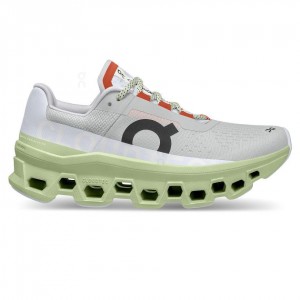 Tenis Para Correr En Carretera On Cloudmonster Mujer Grises Verdes | CMX1110XFU