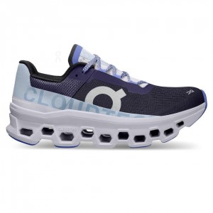 Tenis Para Correr En Carretera On Cloudmonster Mujer Blancos Negros Azules | CMX1111CEI