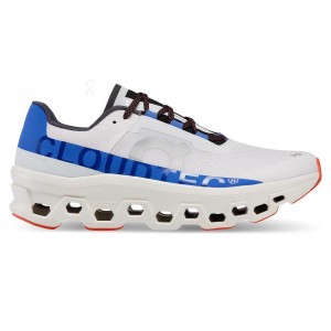 Tenis Para Correr En Carretera On Cloudmonster Hombre Blancos Azules | CMX1491SOB