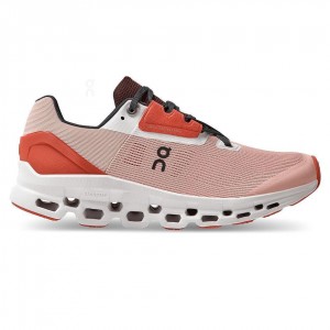 Tenis Para Correr En Carretera On Cloudstratus Mujer Rosas | CMX1135ZGY