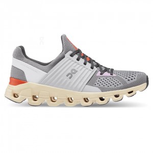 Tenis Para Correr En Carretera On Cloudswift Mujer Grises Beige | CMX1157HKW