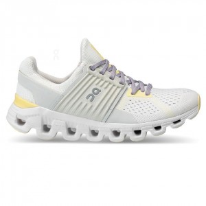 Tenis Para Correr En Carretera On Cloudswift Mujer Blancos Amarillos | CMX1165BCP