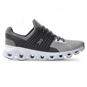 Tenis Para Correr En Carretera On Cloudswift Hombre Grises Negros | CMX1542APV