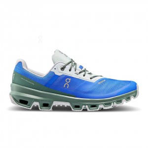 Tenis Trail Running On Cloudventure Impermeables Hombre Azules | CMX1728GLQ