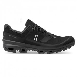 Tenis Trail Running On Cloudventure Impermeables Hombre Negros | CMX1730JJE