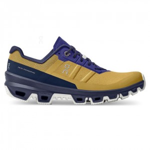 Tenis Trail Running On Cloudventure Mujer Amarillos Morados | CMX1197RWH