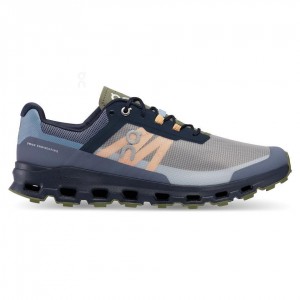 Tenis Trail Running On Cloudvista Hombre Grises Verde Oliva | CMX1714QZD