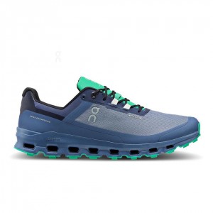 Tenis de Senderismo On Cloudvista Impermeables Hombre Azules | CMX1685BCP