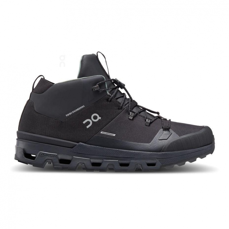 Botas de Montaña On Cloudtrax Impermeables Hombre Negros | CMX1697PQC