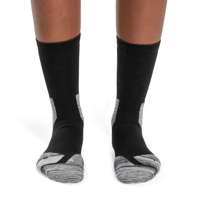 Calcetines On Explorer Merino Hombre Negros | CMX1879PQC