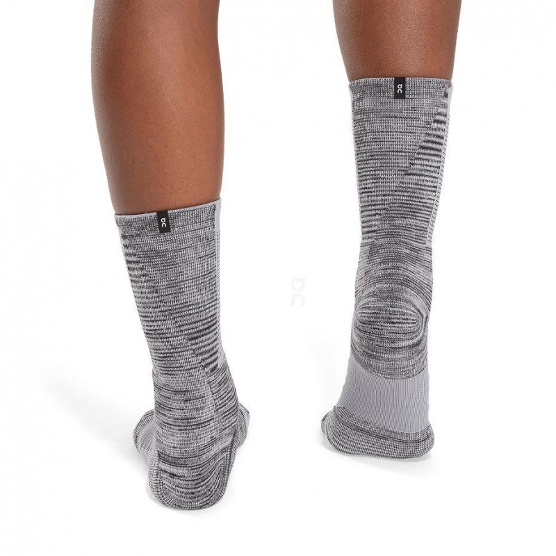 Calcetines On Explorer Merino Mujer Grises | CMX1416GLQ