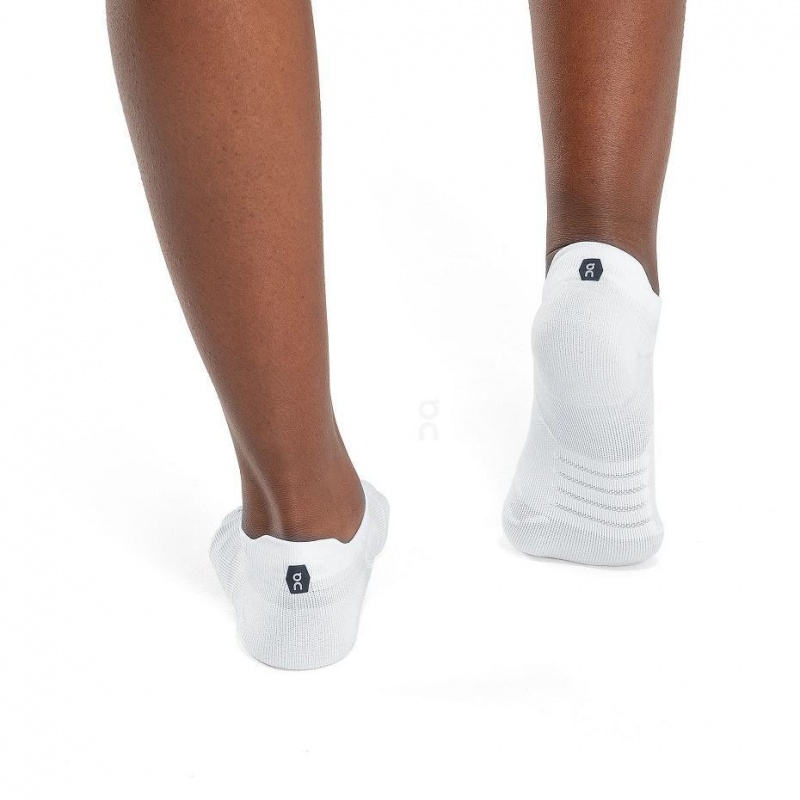 Calcetines On Performance Low Mujer Blancos | CMX1420LHT