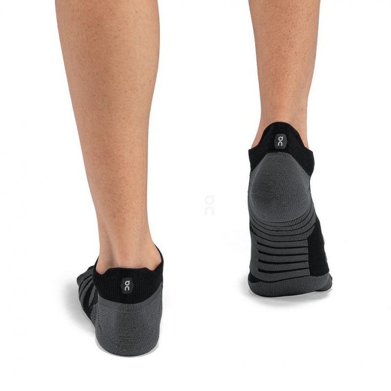 Calcetines On Performance Low Mujer Negros | CMX1421ZGY