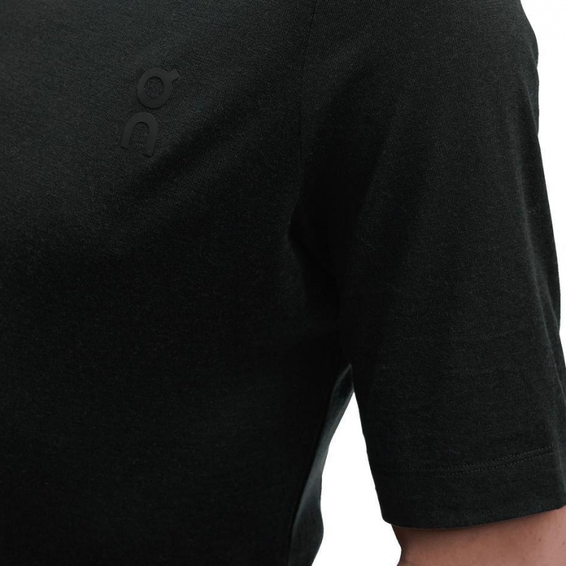 Camiseta On Merino-T Hombre Negros | CMX1855SOB