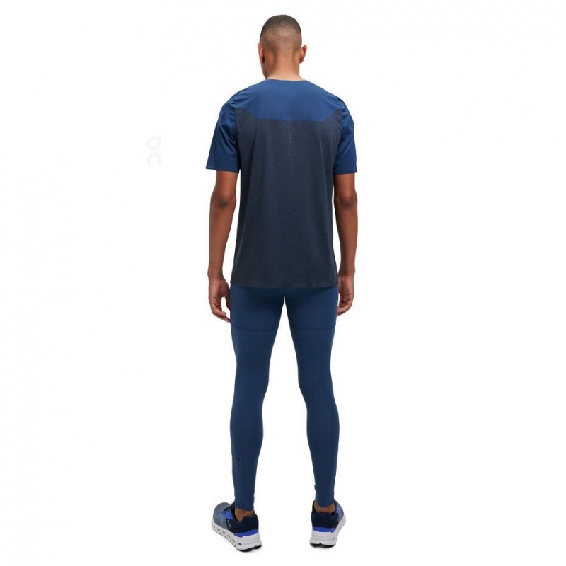 Camiseta On Performance-T Hombre Azul Marino | CMX1863ZGY