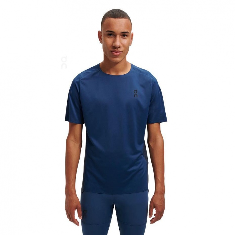 Camiseta On Performance-T Hombre Azul Marino | CMX1863ZGY