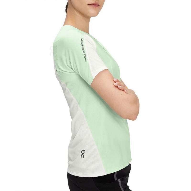 Camiseta On Ultra-T Mujer Verdes | CMX1311FMM