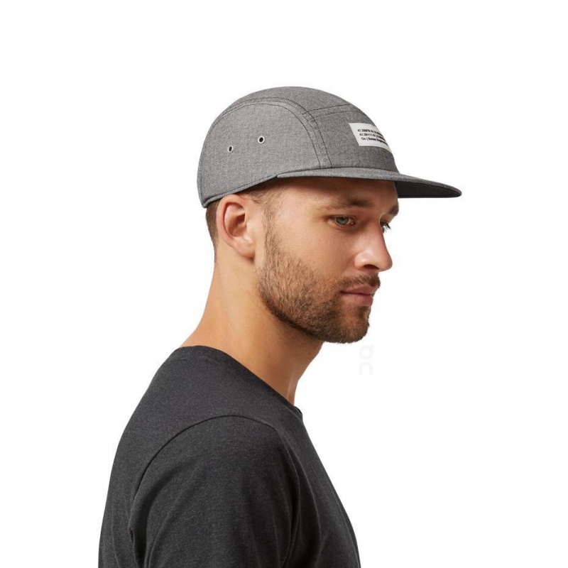 Gorra On 5 Panel Hombre Grises | CMX1938JJE