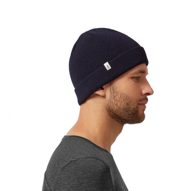 Gorro On Merino Hombre Azul Marino | CMX1927YUK