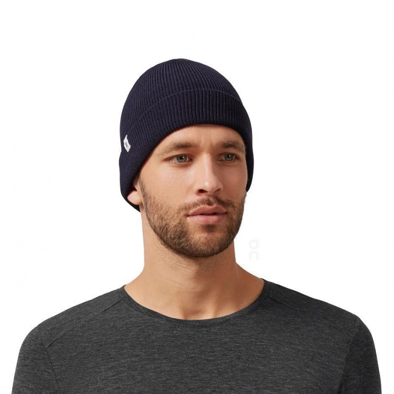 Gorro On Merino Hombre Azul Marino | CMX1927YUK