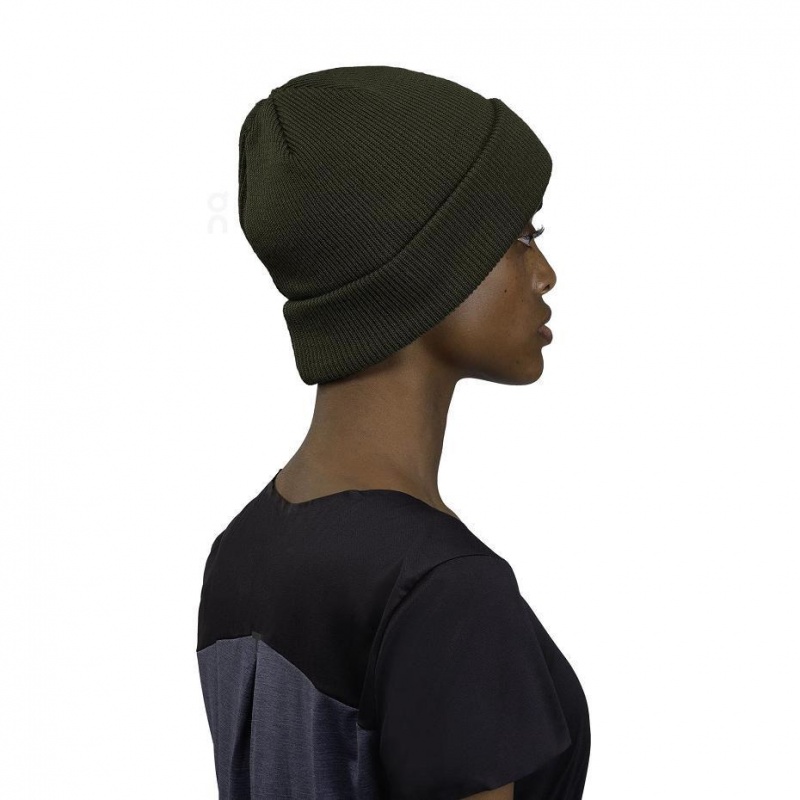 Gorro On Merino Mujer Verde Oliva | CMX1470JJE