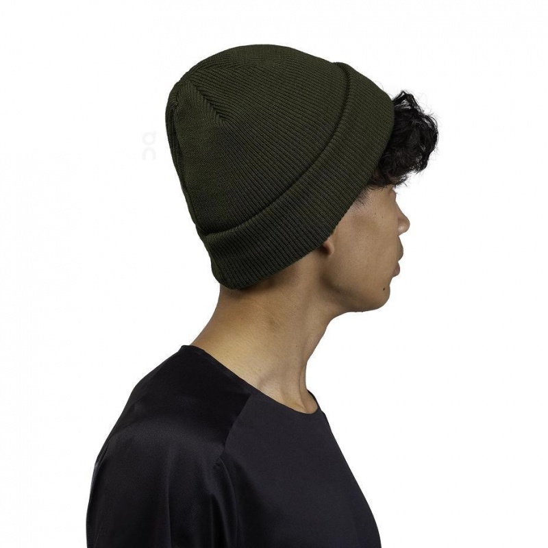 Gorro On Merino Mujer Verde Oliva | CMX1470JJE