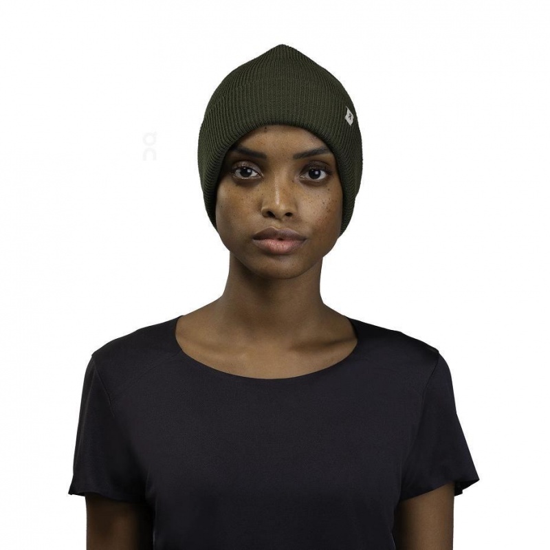 Gorro On Merino Mujer Verde Oliva | CMX1470JJE