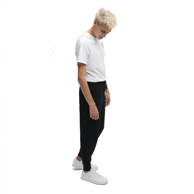 Pantalon On Sweat Hombre Negros | CMX1750APV