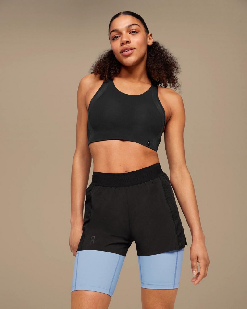 Short On Active Mujer Negros Azules | CMX1325WYF