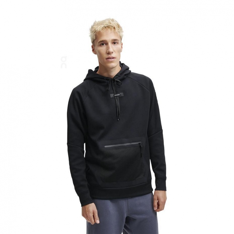 Sudadera con Capucha On Hombre Negros | CMX1797YUK