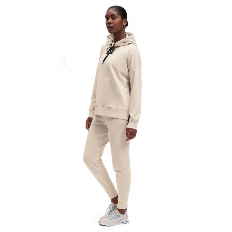 Sudadera con Capucha On Mujer Beige | CMX1403WYF