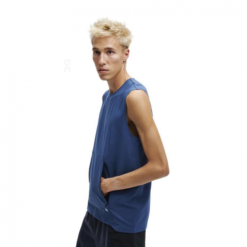 Tank On Entrenamiento Hombre Azules | CMX1857FMM