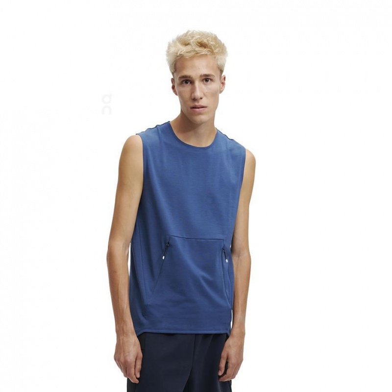 Tank On Entrenamiento Hombre Azules | CMX1857FMM