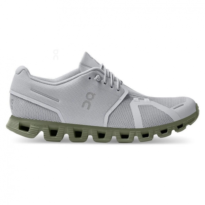 Tenis On Cloud 5 Hombre Grises Verde Oliva | CMX1576LHT