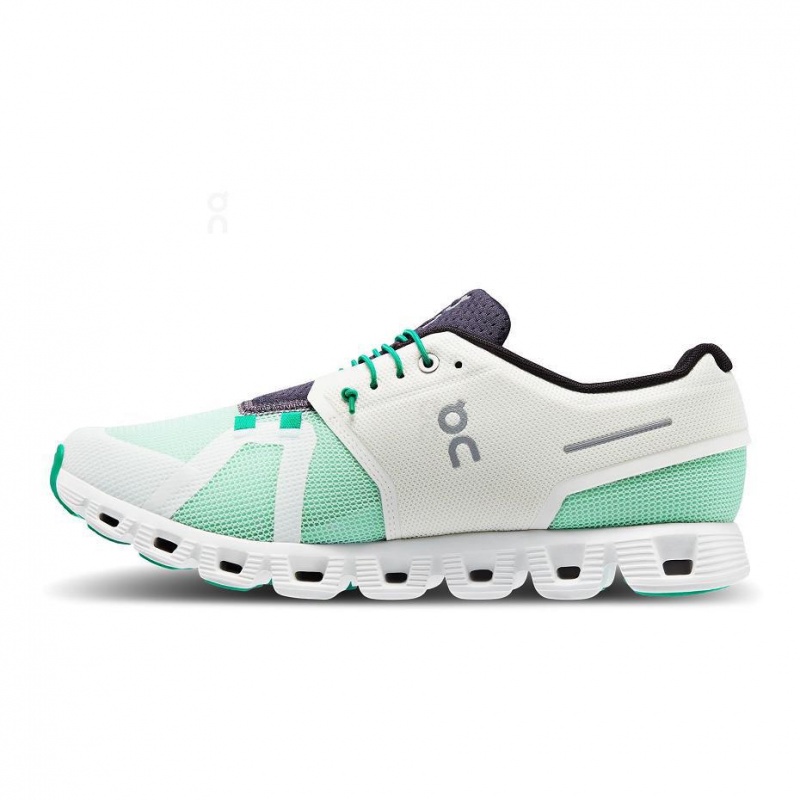 Tenis On Cloud 5 Push Hombre Blancos Verdes | CMX1652JJE