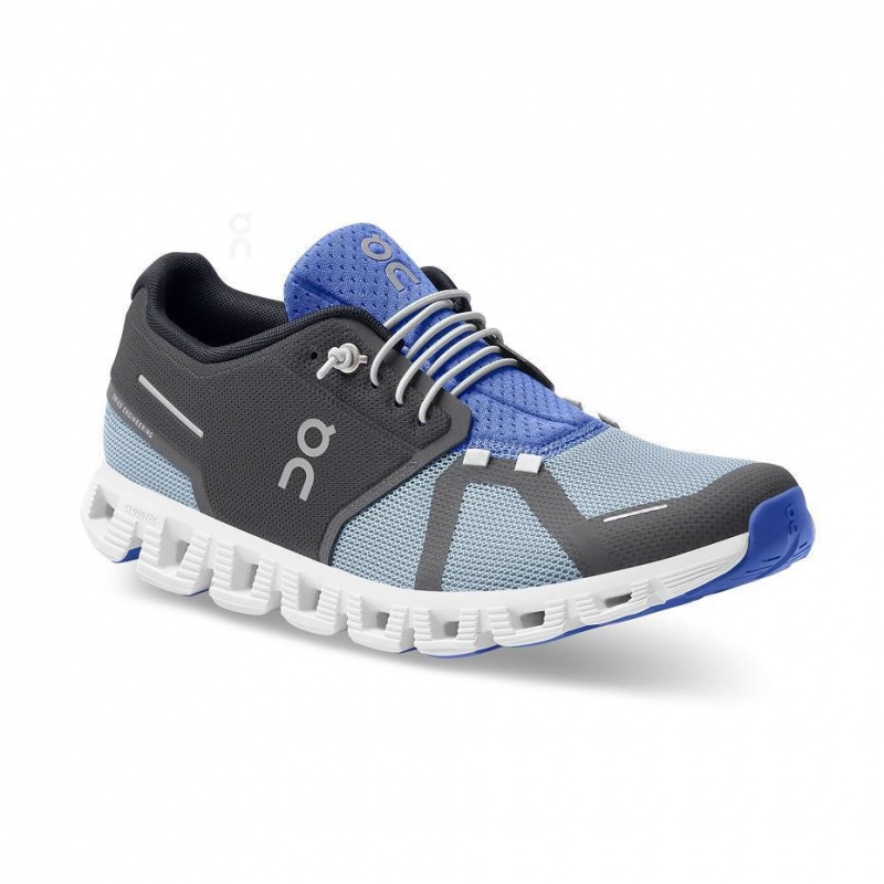 Tenis On Cloud 5 Push Hombre Grises Azules | CMX1655ZGY