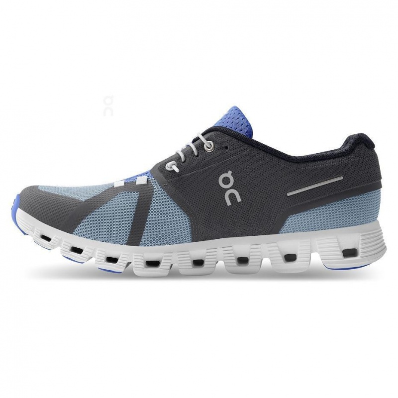 Tenis On Cloud 5 Push Hombre Grises Azules | CMX1655ZGY