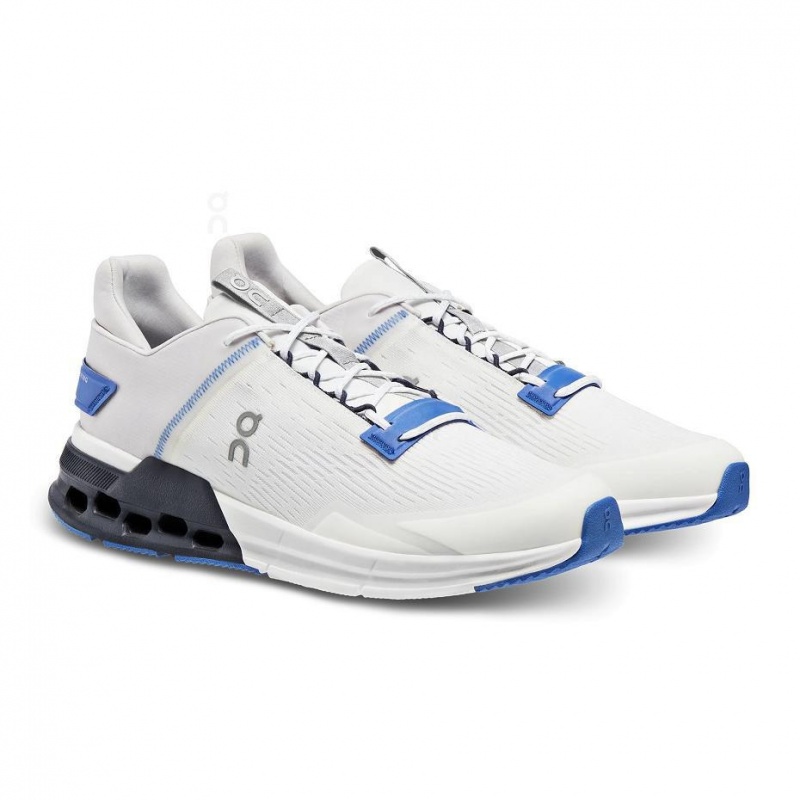 Tenis On Cloudnova Flux Hombre Blancos Azules | CMX1562TVJ