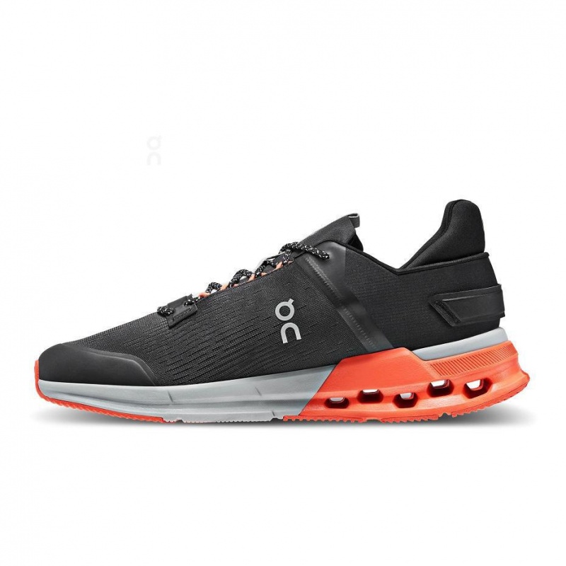 Tenis On Cloudnova Flux Hombre Negros Naranjas | CMX1563YUK